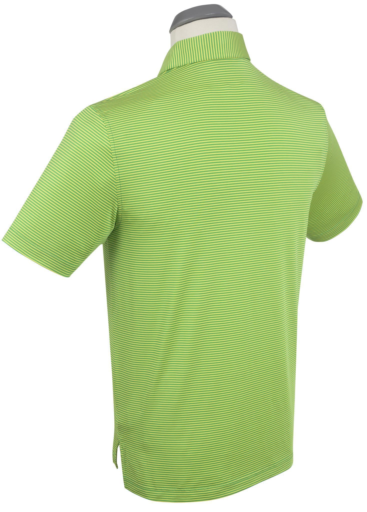 Performance Jersey Mini Tonal Feed Stripe Polo