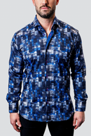 Shirt Einstein Blurred G. Blue 3XL