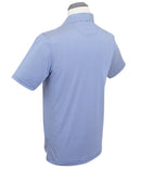 Performance Tonal Striped Polo Marina Blue
