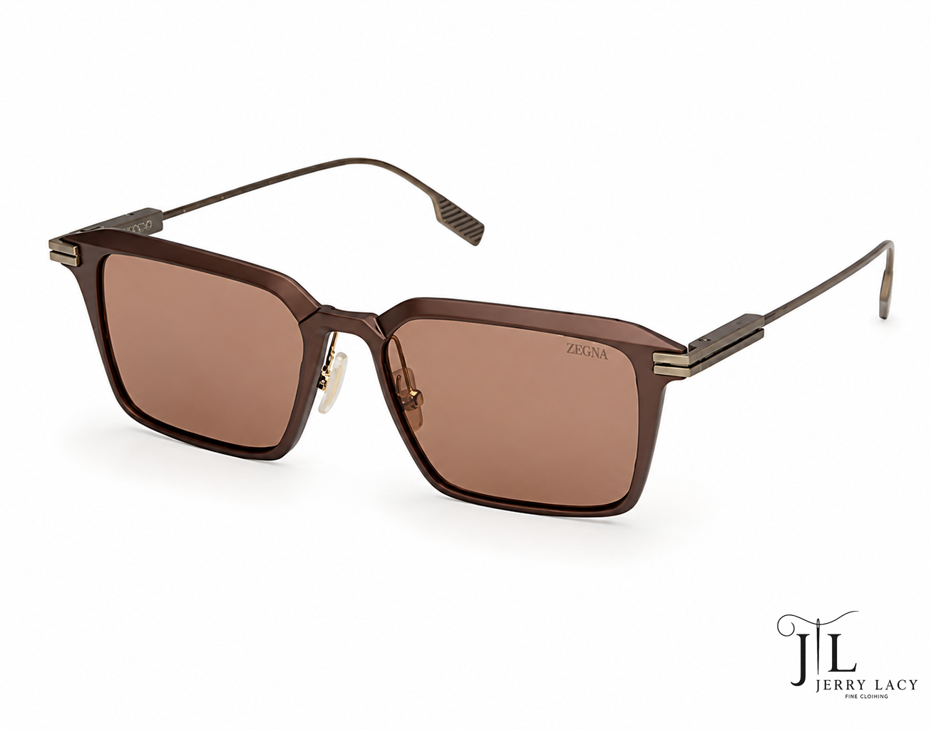 Aluminium Sunglasses Zegna Matte Pale Gold