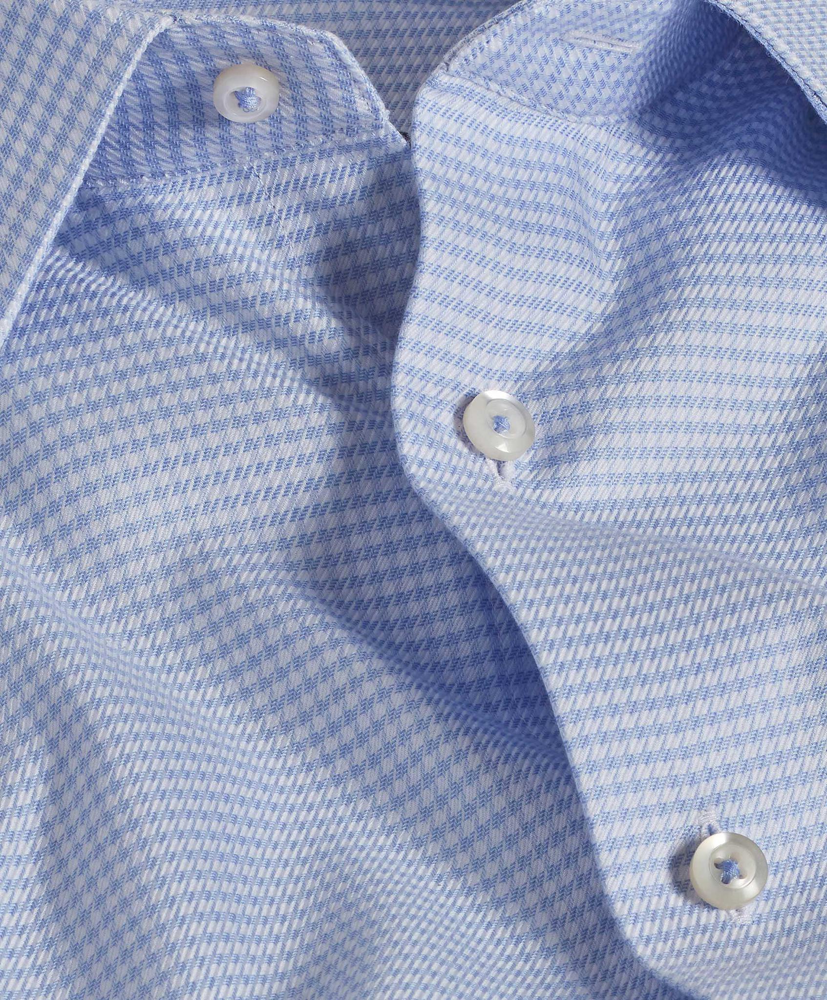 Sky & Blue Twill Check Dress Shirt