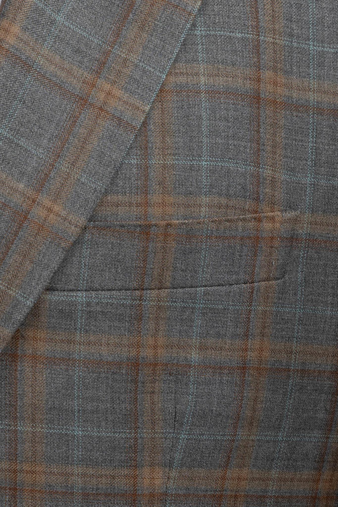 Gray/Tan Windowpane Sport Coat Modern Fit