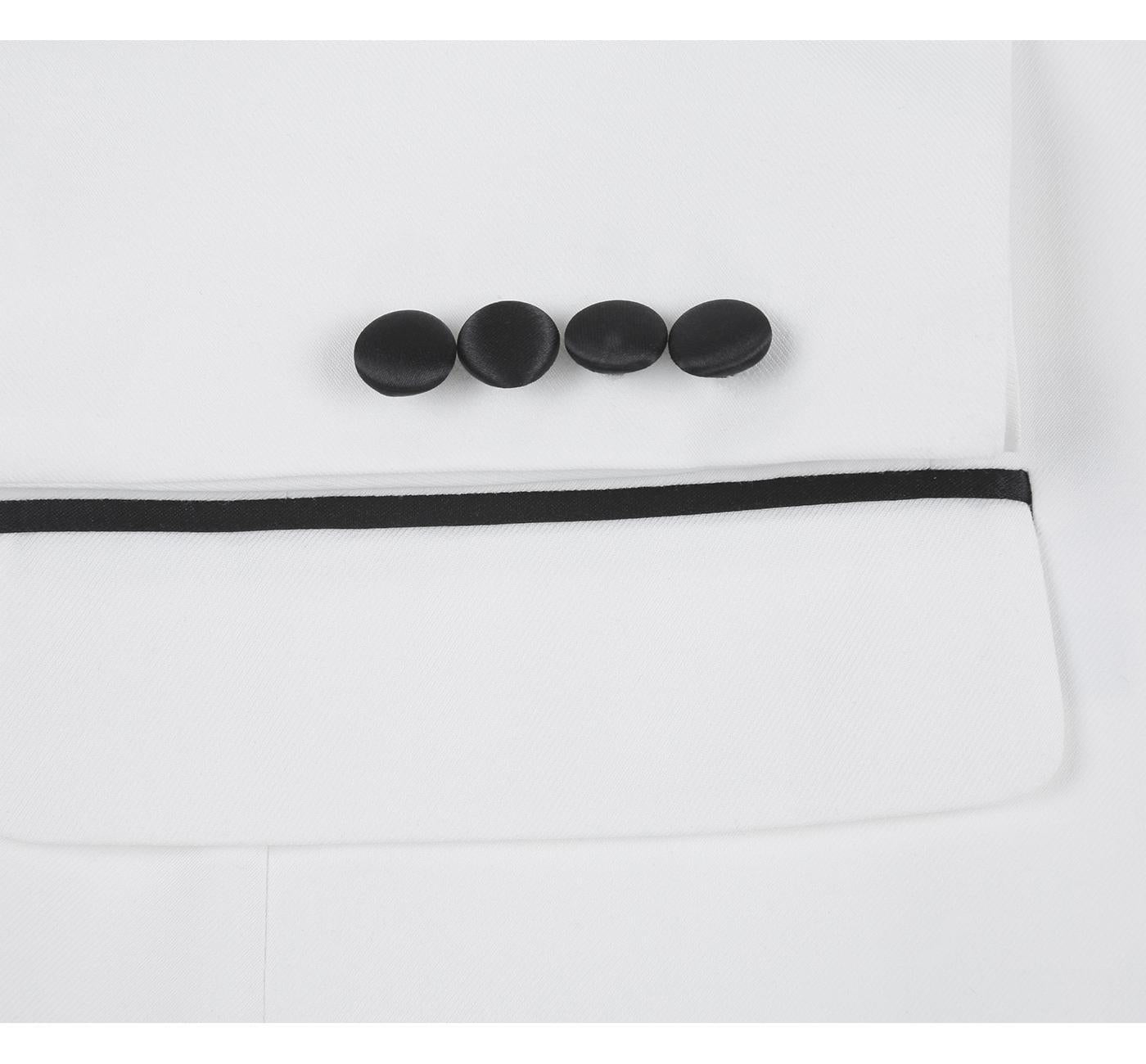 JL Dinner Jacket White/Black