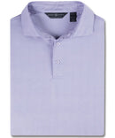Perform Hexagon Print Polo Lavender