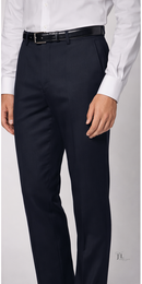 Midnight Navy Italian Dress Pant Modern Fit Super 150's