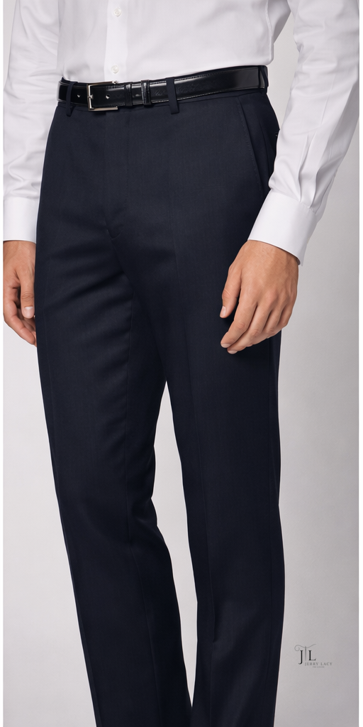 Midnight Navy Italian Dress Pant Modern Fit Super 150's