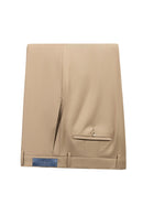Tan Italian Dress Pant Modern Fit Super 150's