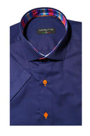 Blue Sport Shirt SS 100% cotton
