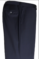 Medium Blue Dress Pants Flat Front Super 150's
