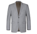 JL Suit Light Grey Notch Classic Fit Super 140's