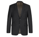 JL Suit Black Notch Classic Fit Suit Super 140's