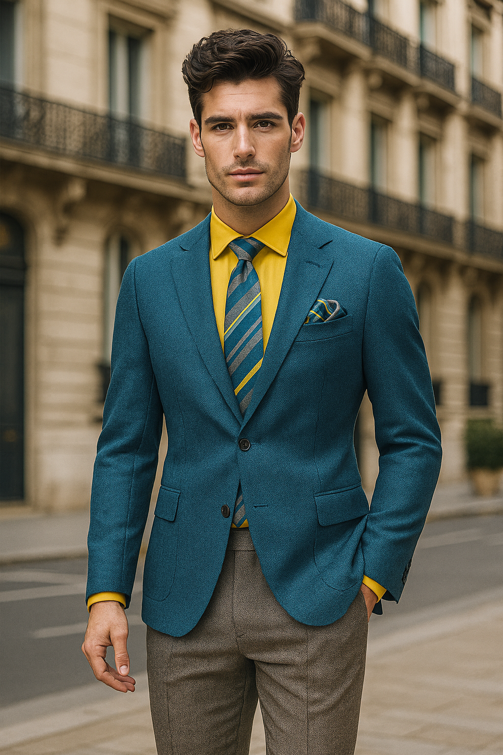 Turquoise Umberto Sport Jacket
