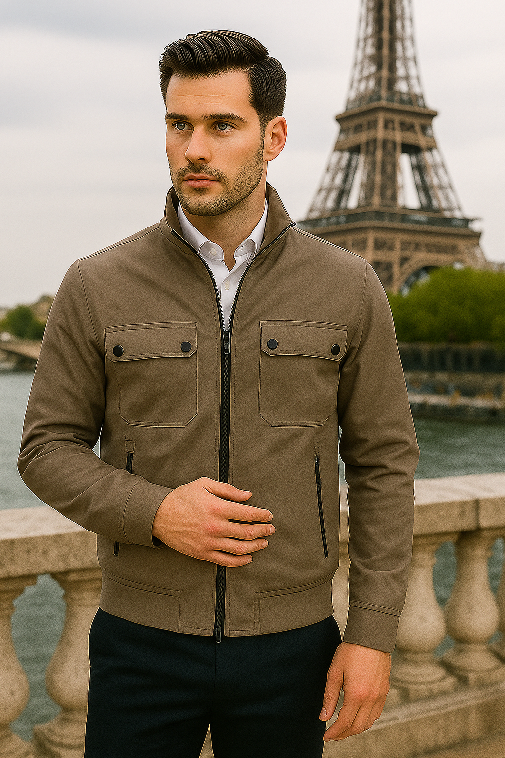 Casual Jacket Cosmo Taupe