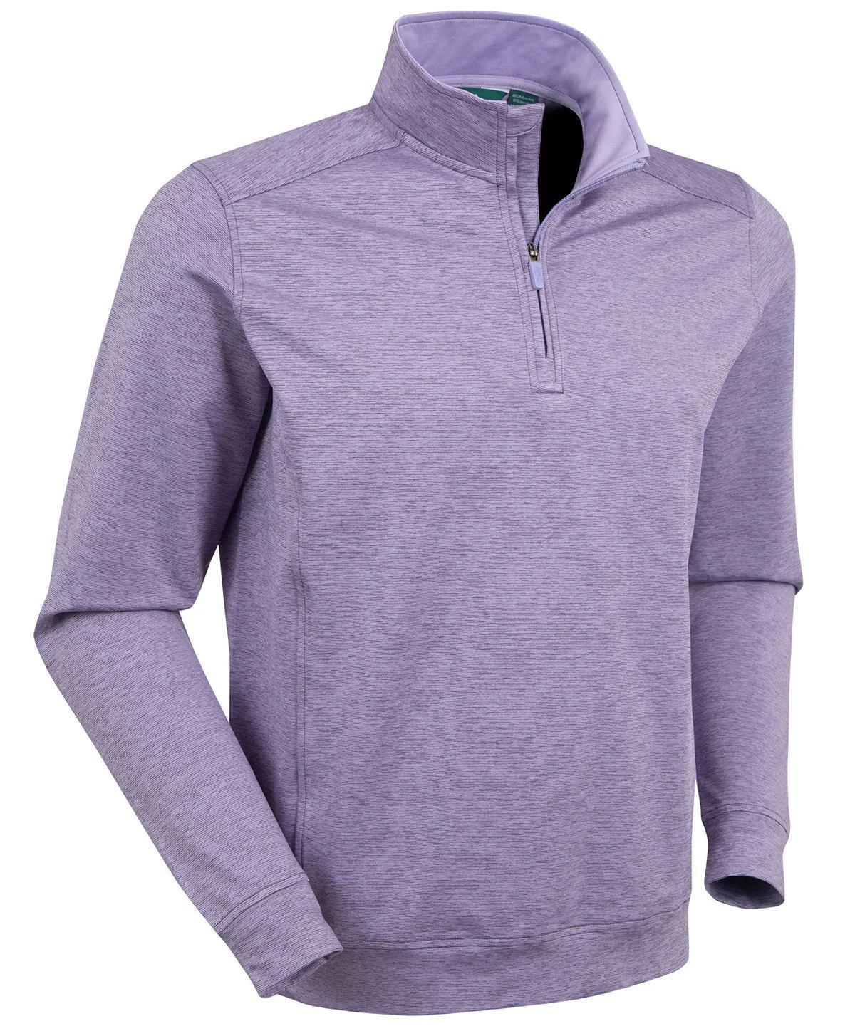 Performance Clubhouse Quarter-Zip Long-Sleeve Pullover Lavender