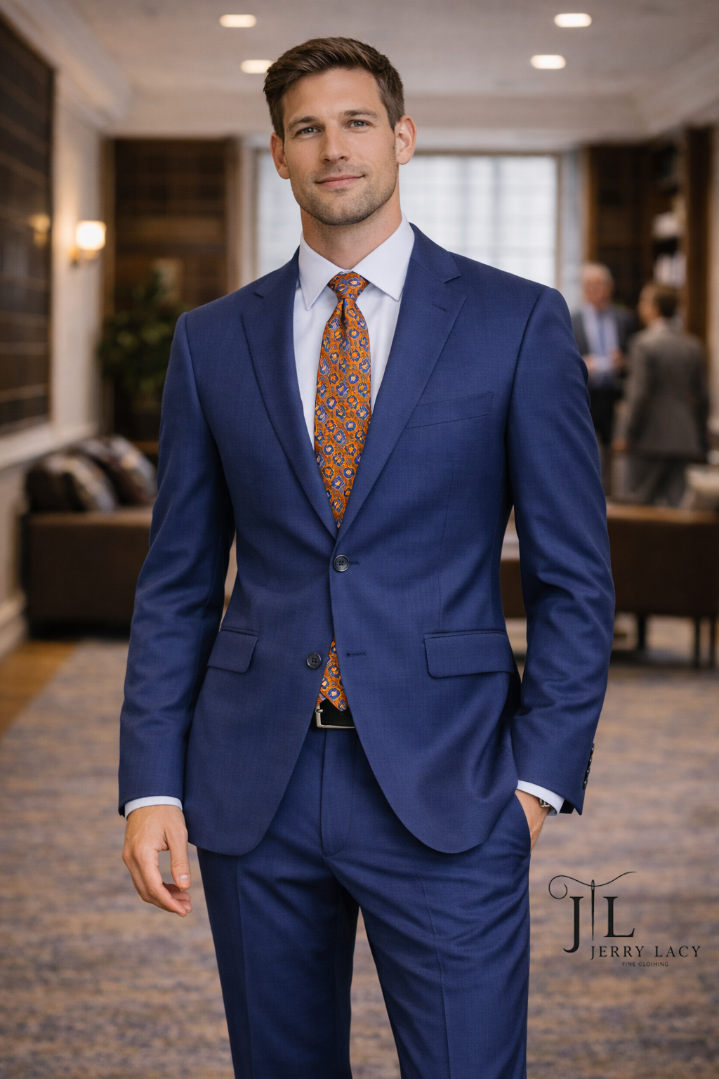 JL Indigo Blue Classic Suit