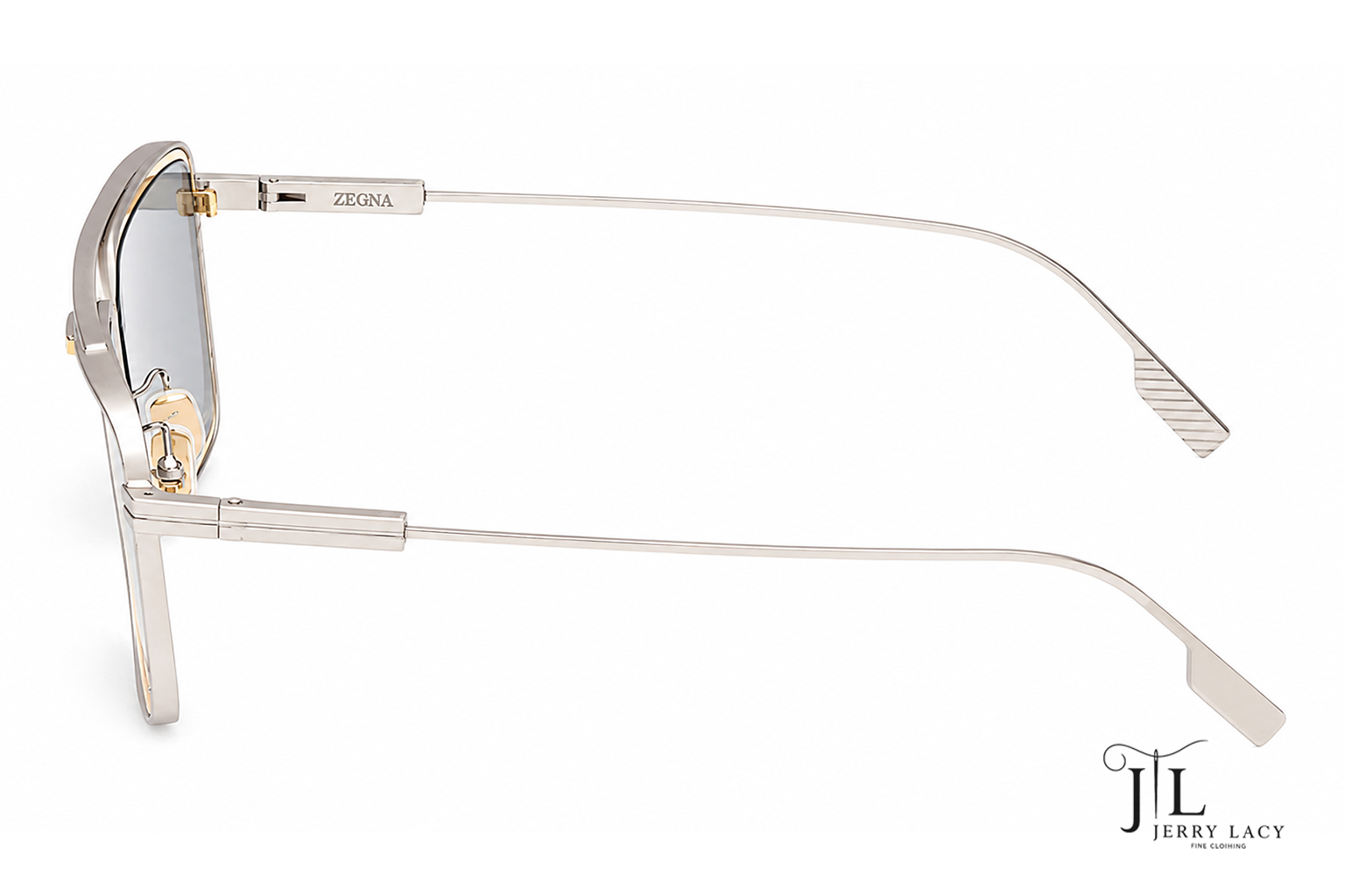 Metal Sunglasses Zegna Matte Palladium