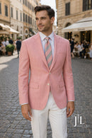 Pink Sport Jacket 100% Wool