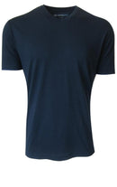 True Navy Pima V-Neck SS