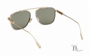 Metal Sunglasses Zegna Matte Pale Gold