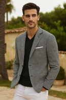 B & W Houndstooth Ungaro Sport Jacket 100% Wool