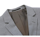 JL Suit Light Grey Notch Classic Fit Super 140's