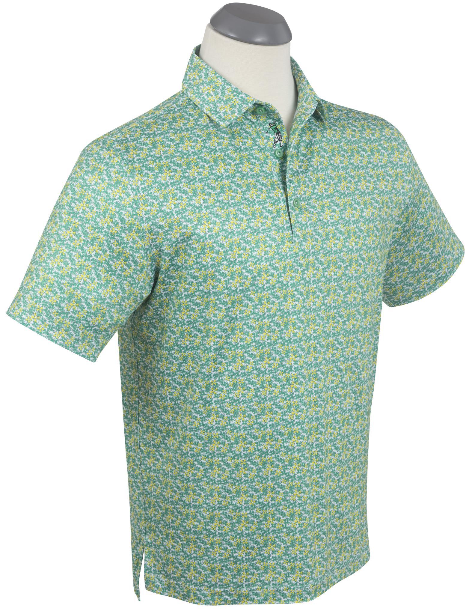 Performance Lucky Print Polo Masters Green