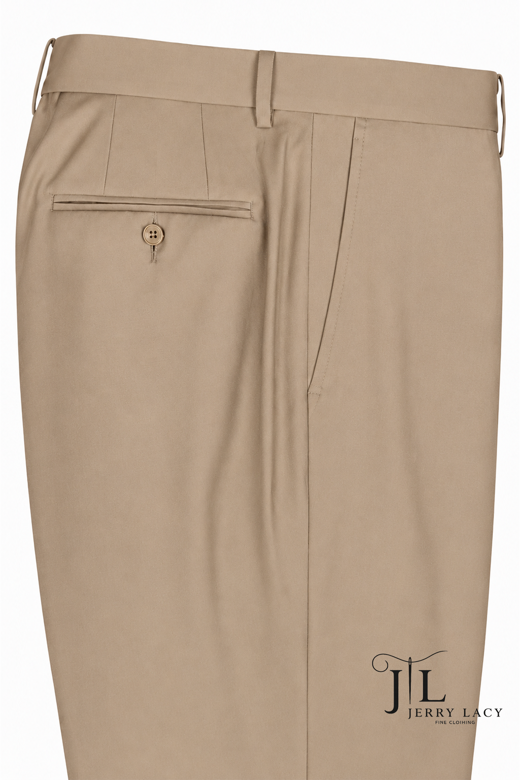 Tan Dress Pants Flat Front Super 150's