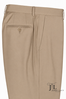 Tan Dress Pants Flat Front Super 150's