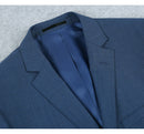 JL Suit Blue Sharkskin Classic Fit Super 140's