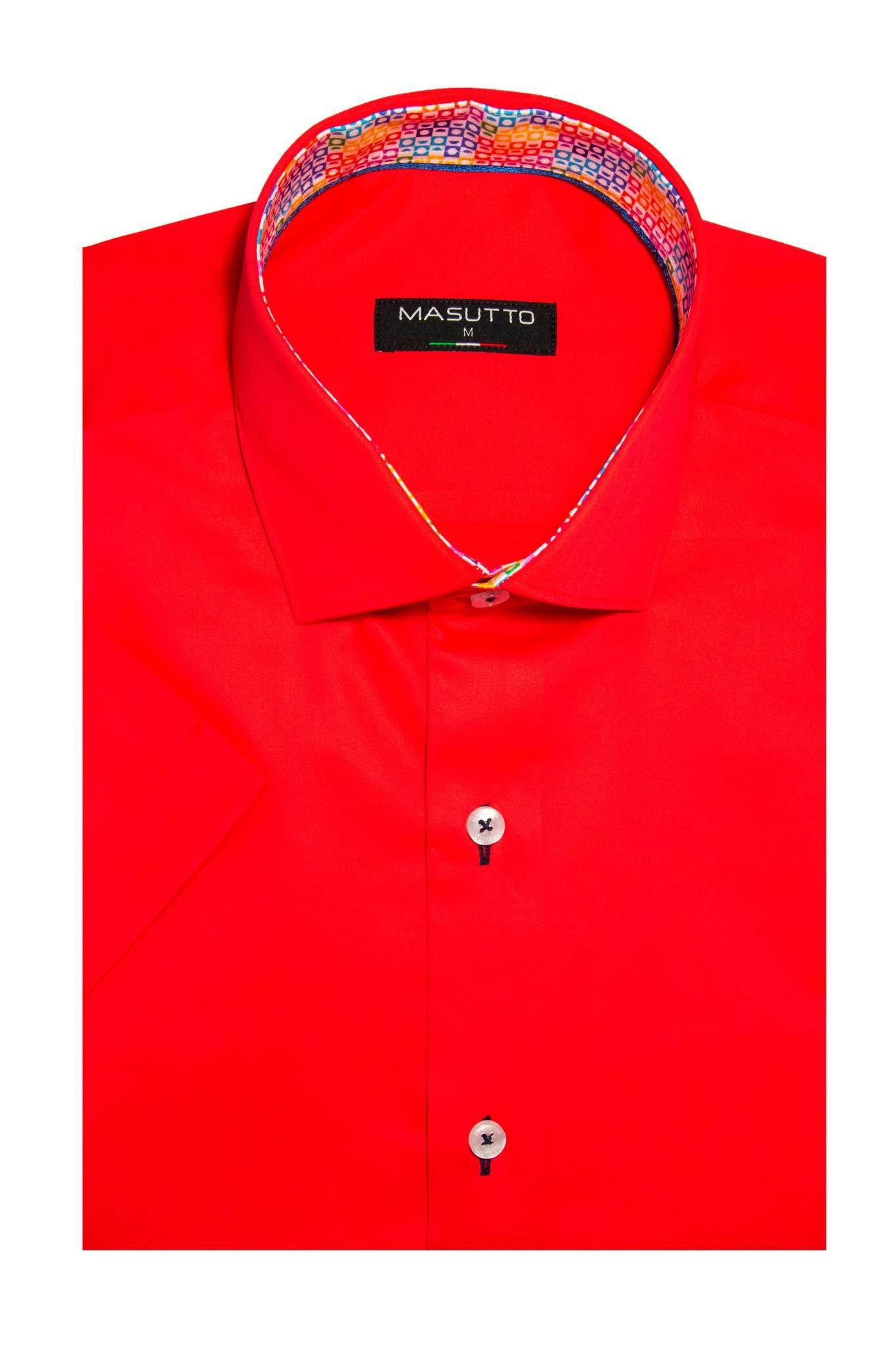 Red Sport Shirt SS 100% cotton