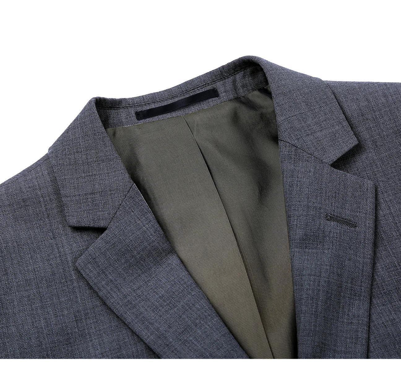 JL Grey Suit Notch Classic Fit Super 140's