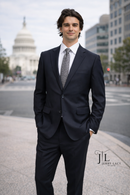 Black Suit Fit Guabello Super 150's