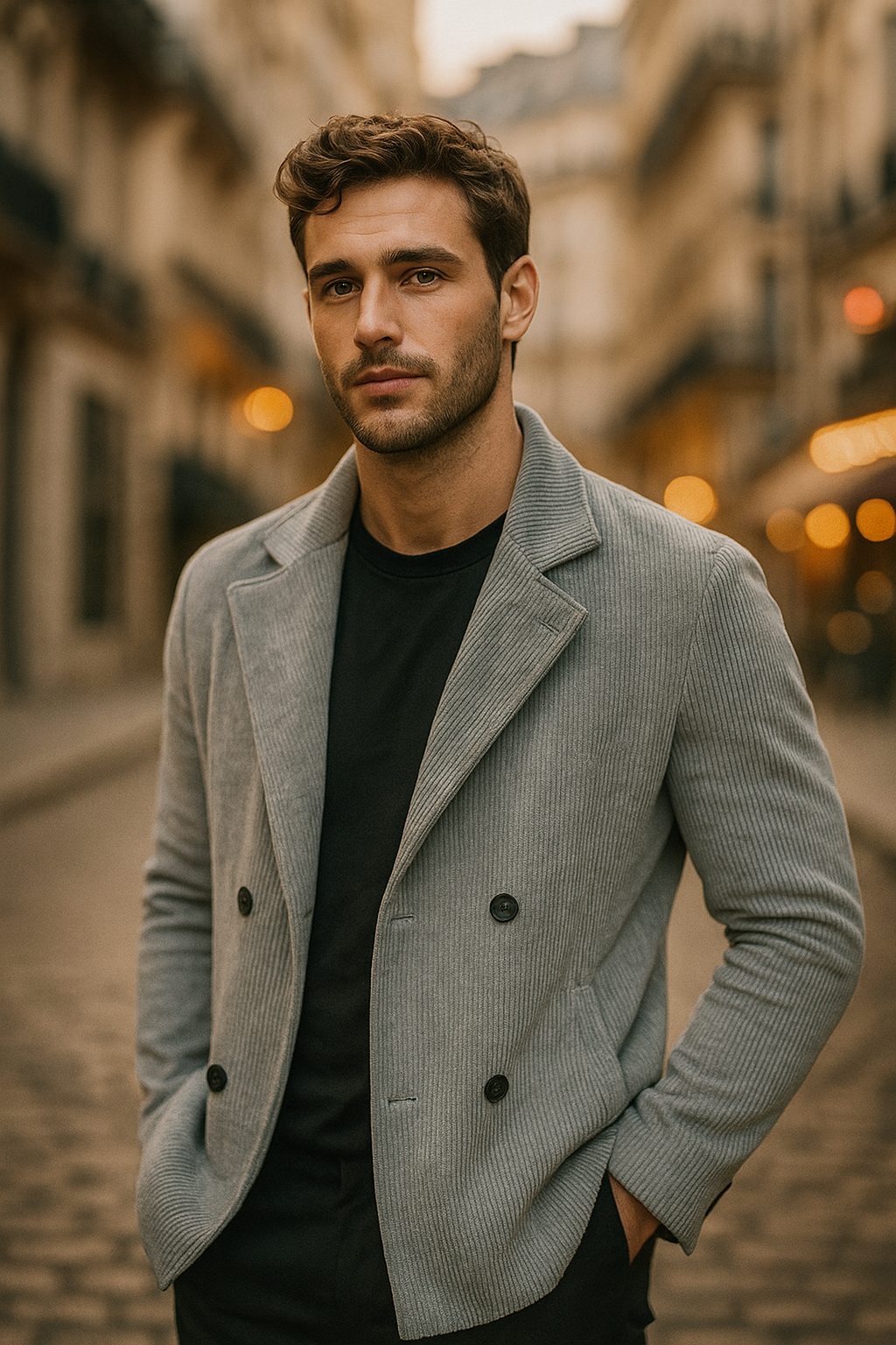 Casual Jacket Corneli Vito L. Gray