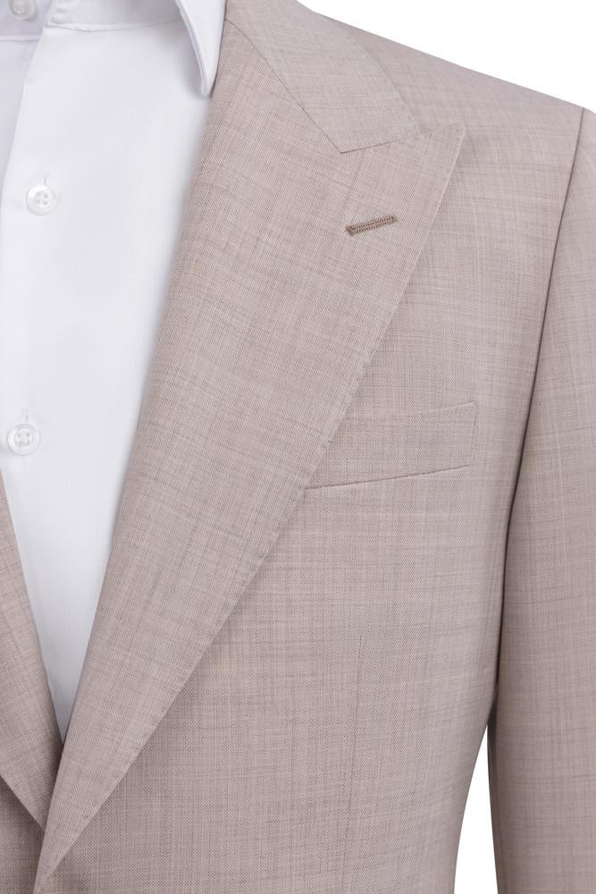 Light Pink Modern Fit Suit Notch Lapel