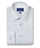 Green/Sky Dress Shirt Trim Fit
