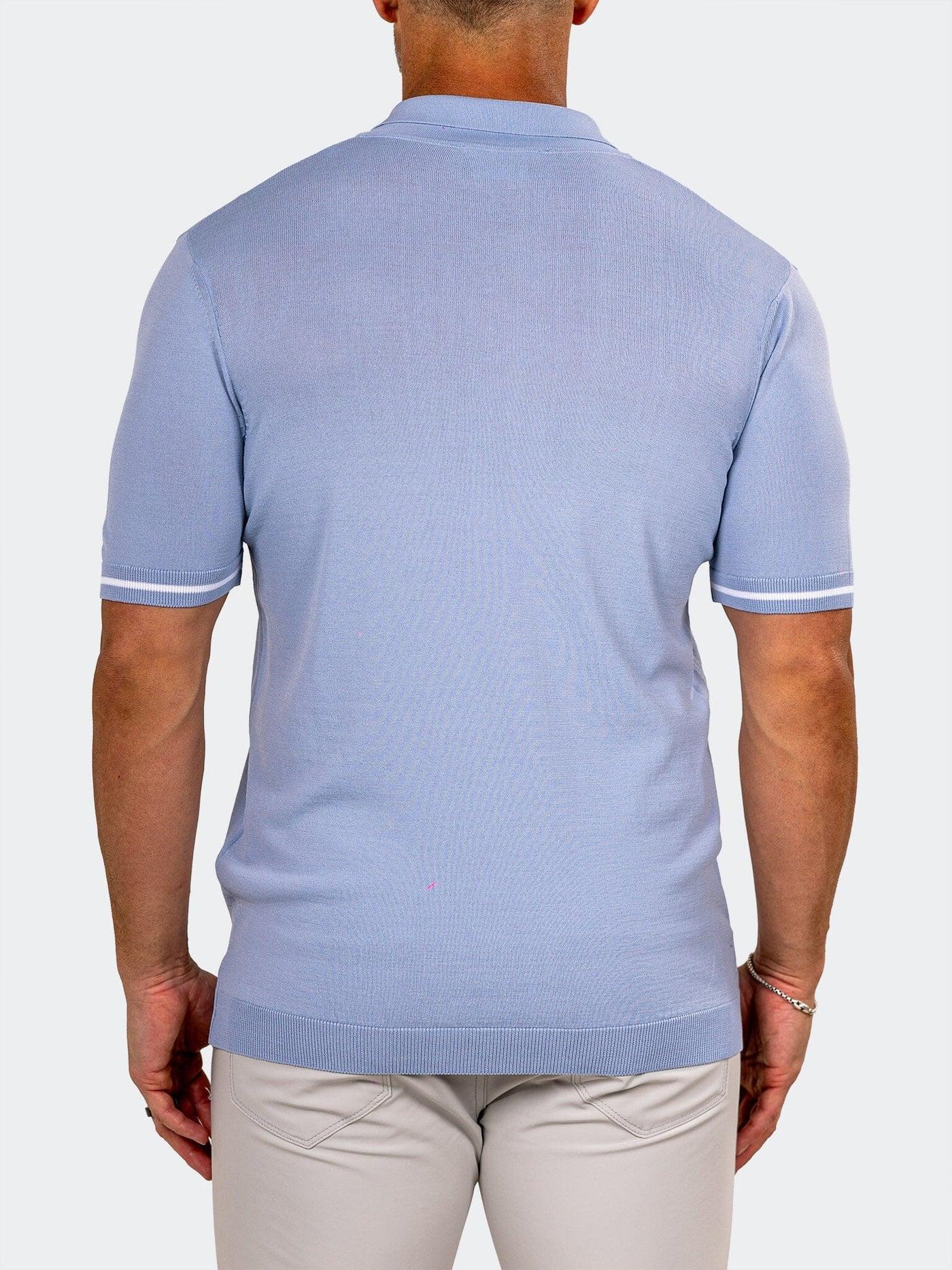 Polo Knitted Marthyr Blue 029