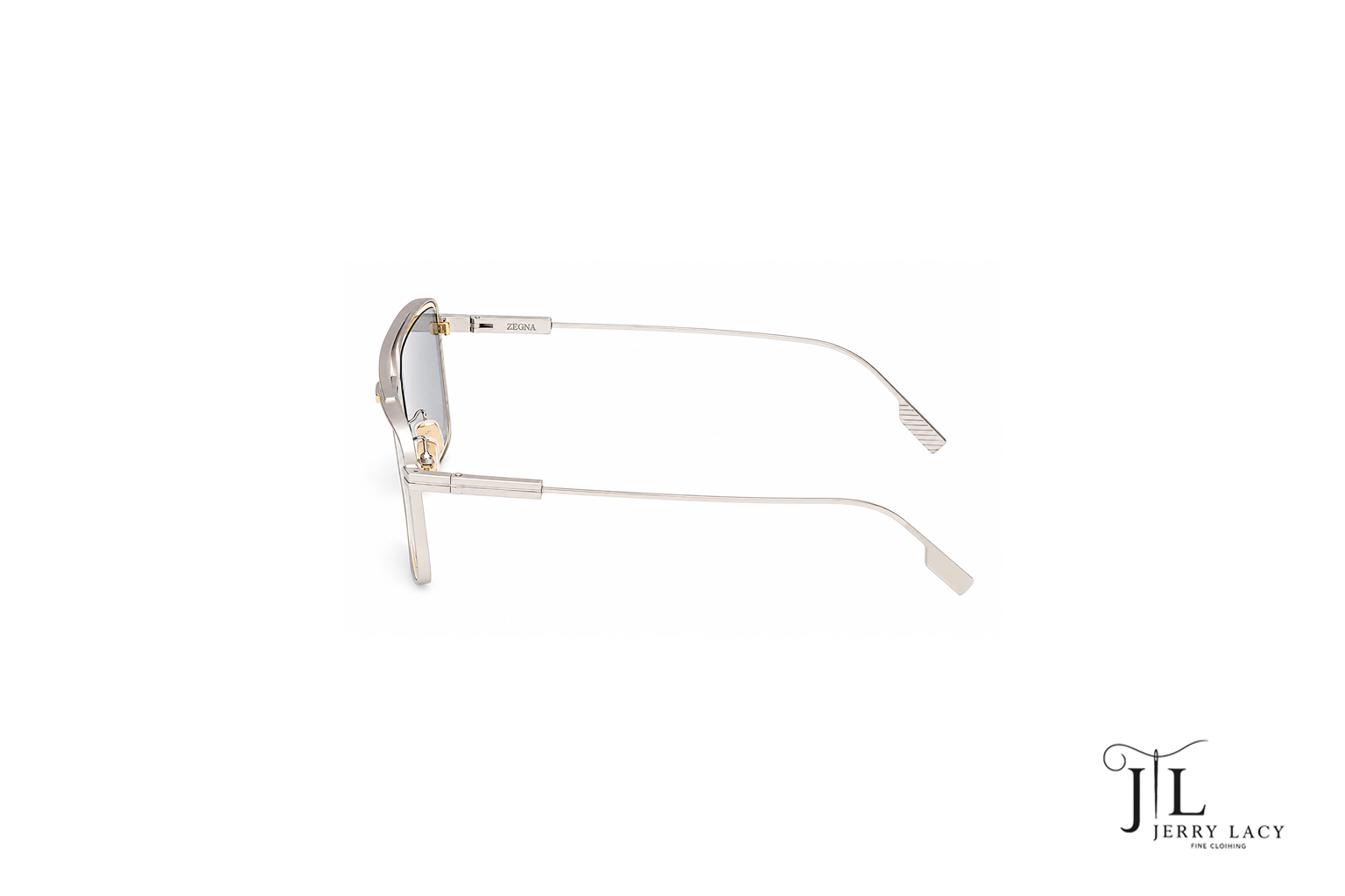 Metal Sunglasses Zegna Matte Palladium