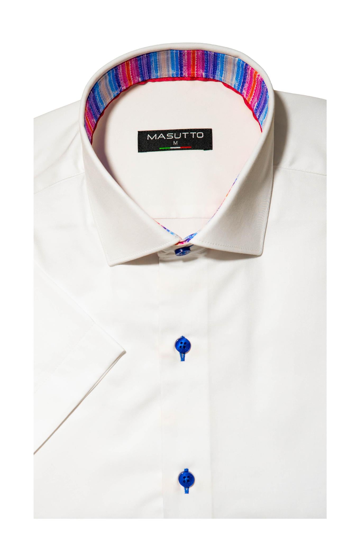 White Sport Shirt SS 100% cotton