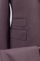 Salmon Modern Fit Suit Notch Lapel
