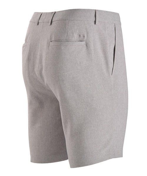 Performance Stretch Heather Shorts Pearl Grey