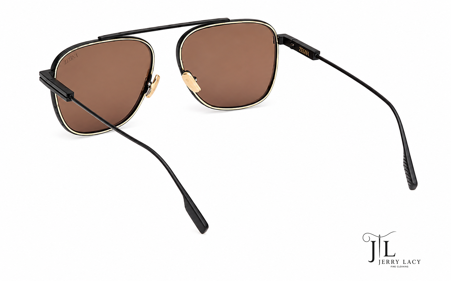 Metal Sunglasses Zegna Matte Black