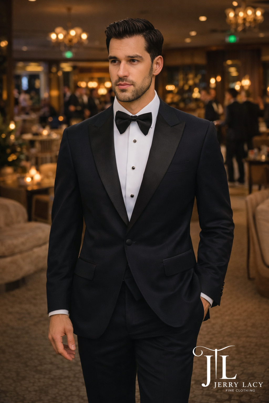 Black Tuxedo Notch Bar