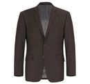JL Chocolate Suit Solid Classic Fit