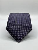 Purple Silk Satin NeckTie Geoff