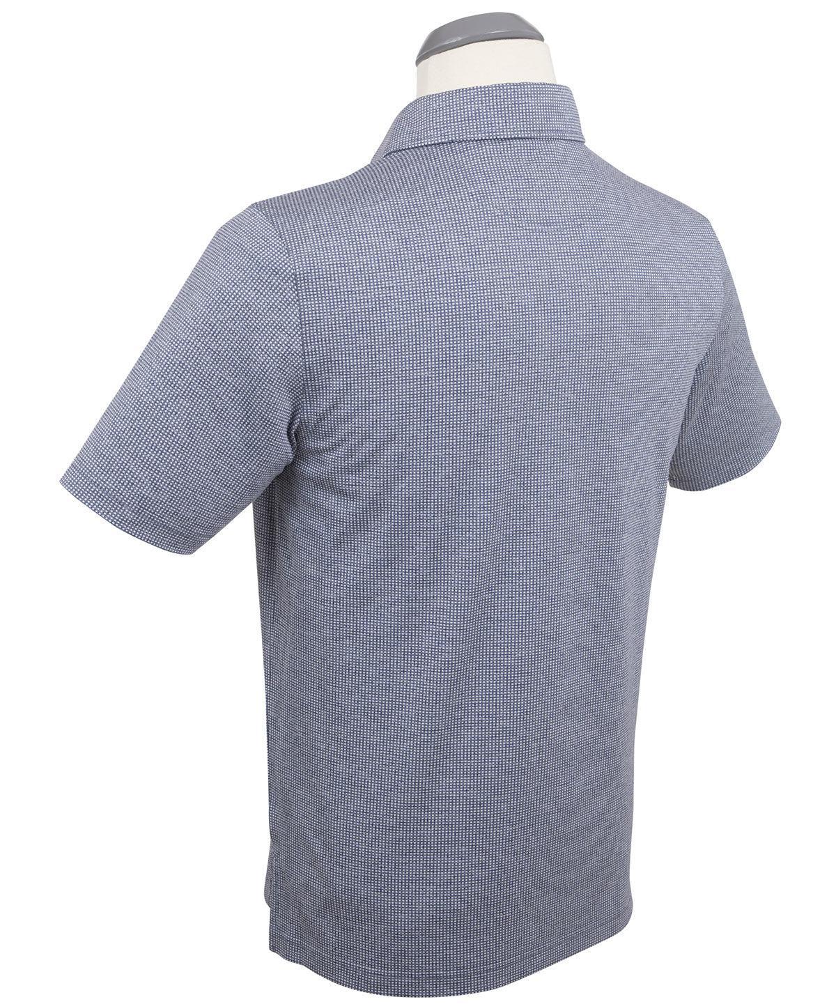 Performance Gingham Jacquard Polo Carnation