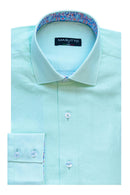 Mint Button Down Shirt LS