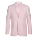 JL Pink Linen Suit Slim Fit