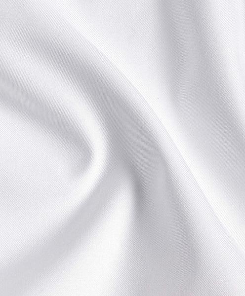 White Twill Contrast Dress Shirt