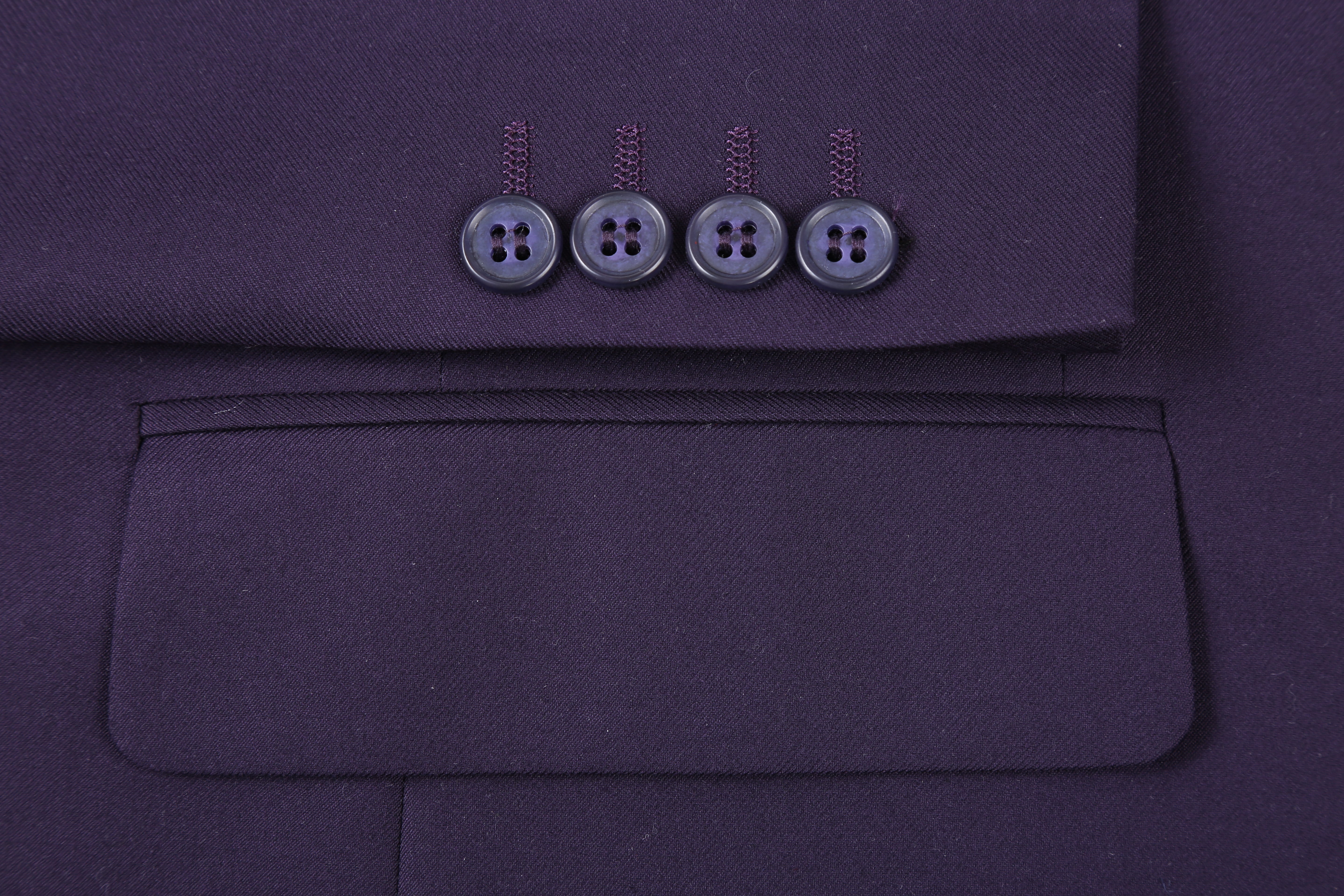 JL Suit Eggplant Classic Fit