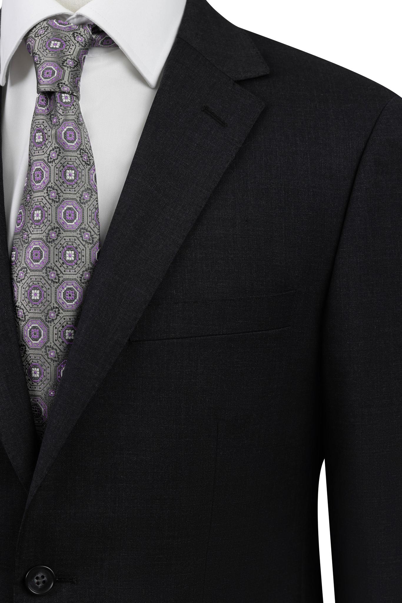 Charcoal Modern Fit Suit Wool & Cashmere